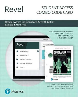 Book cover for Revel for Reading Across the Disciplines -- Combo Access Card