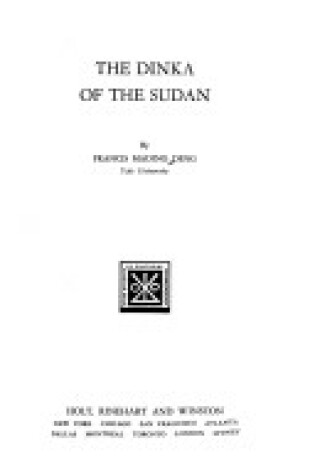 Cover of Dinka of the Sudan