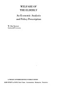 Cover of Welfare of the Elderly