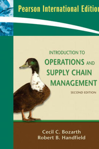Cover of Introduction to Operations and Supply Chain Management