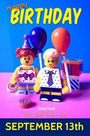 Cover of Happy Birthday Journal - September 13th