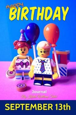 Book cover for Happy Birthday Journal - September 13th