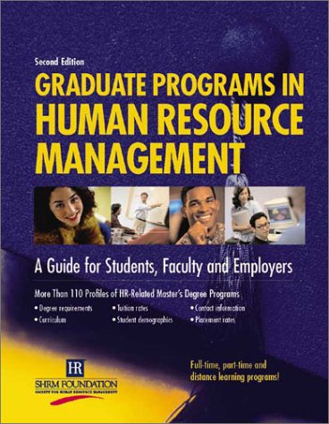 Book cover for Graduate Programs in Human Resource Management