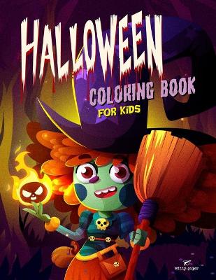 Book cover for Halloween Coloring Book