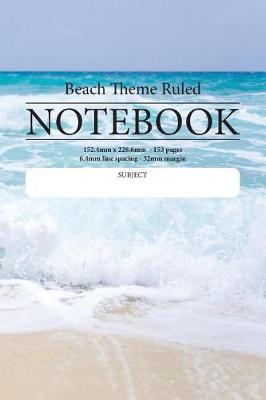 Cover of Beach Theme Ruled Notebook