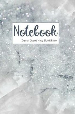 Cover of Notebook Crystal Quartz Navy Blue Edition