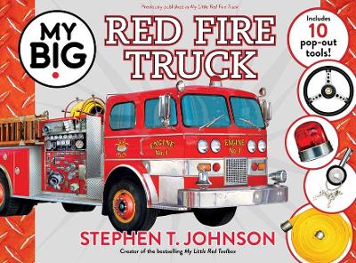 Book cover for My Big Red Fire Truck