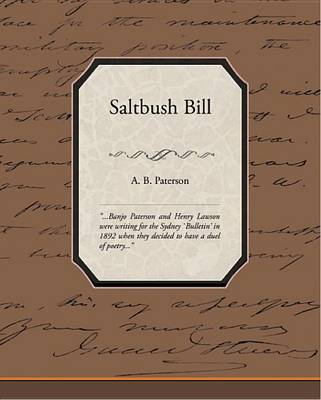 Book cover for Saltbush Bill, J.P., and Other Verses