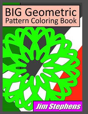 Book cover for Big Geometric Pattern Coloring Book