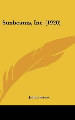 Book cover for Sunbeams, Inc. (1920)