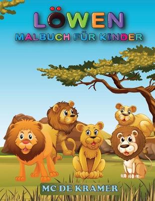 Book cover for Löwen Malbuch für Kinder