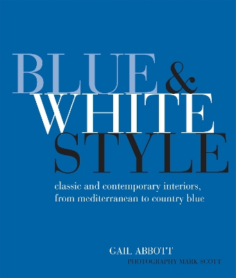 Book cover for Blue and White Style