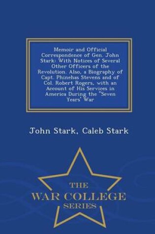 Cover of Memoir and Official Correspondence of Gen. John Stark