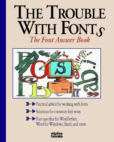 Book cover for The Trouble with Fonts