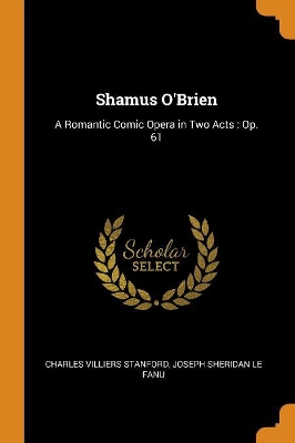 Book cover for Shamus O'Brien