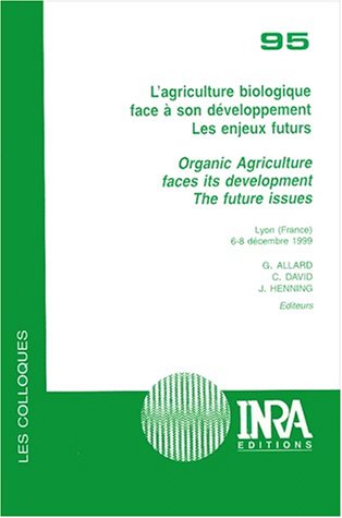 Cover of Organic Agriculture Faces Its Development