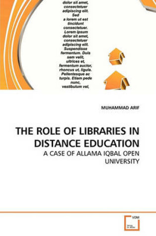 Cover of The Role of Libraries in Distance Education