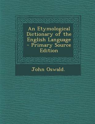 Book cover for An Etymological Dictionary of the English Language