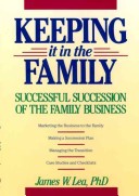 Book cover for Keeping it in the Family: Successful Succesion of the Family Business Paper