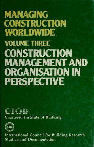 Book cover for Managing Construction Worldwide