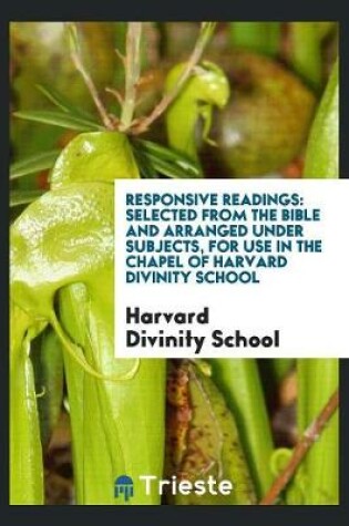 Cover of Responsive Readings