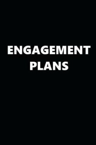 Cover of 2020 Daily Planner Engagement Plans Black White 388 Pages