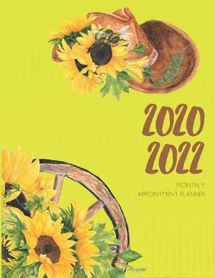 Book cover for 2020-2022 Three 3 Year Planner Sunflowers Monthly Calendar Gratitude Agenda Schedule Organizer