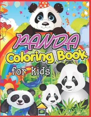Book cover for Panda Coloring Book For Kids
