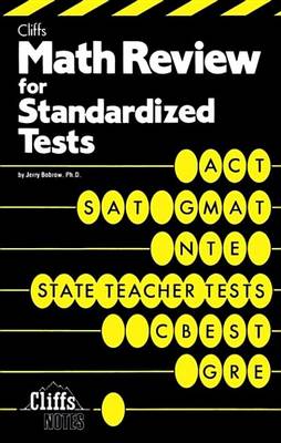 Book cover for Cliffs Math Review for Standardized Tests