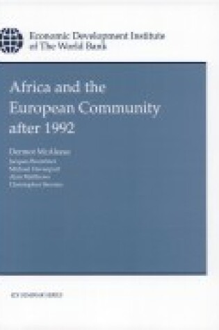 Cover of Africa and the European Community after 1992