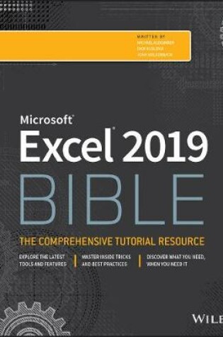 Cover of Excel 2019 Bible