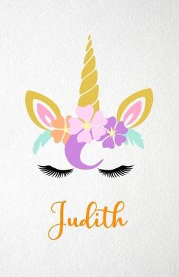 Book cover for Judith A5 Lined Notebook 110 Pages