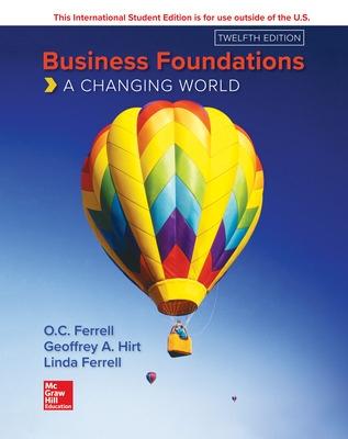 Book cover for ISE Business Foundations: A Changing World