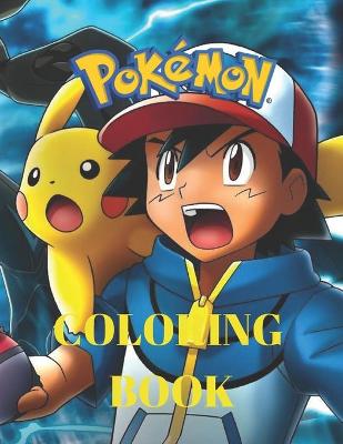 Book cover for Pokemon coloring book