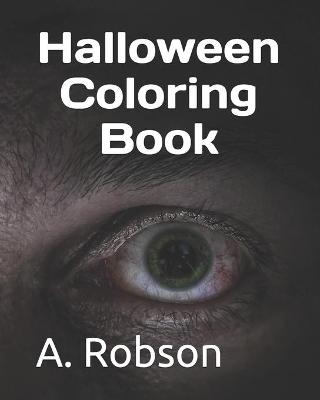 Book cover for Halloween Coloring Book