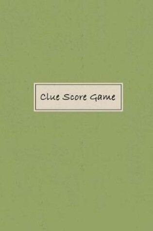 Cover of Clue Score Game