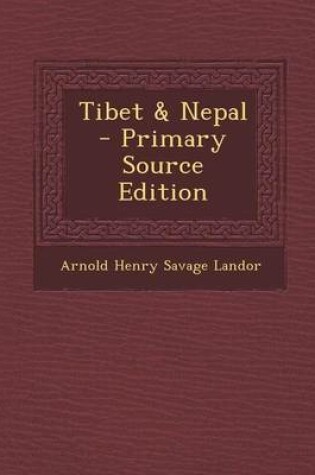 Cover of Tibet & Nepal