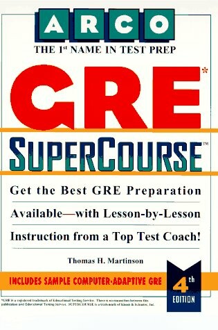 Cover of Gre: Supercourse 4ed