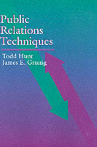 Cover of Public Relations Techniques