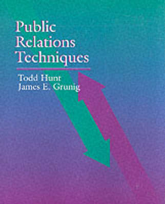 Book cover for Public Relations Techniques
