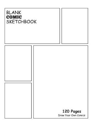 Book cover for Blank Comic Sketchbook