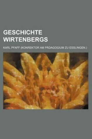 Cover of Geschichte Wirtenbergs