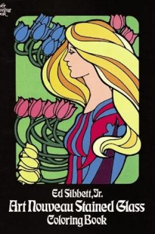 Cover of Art Nouveau Stained Glass Coloring Book