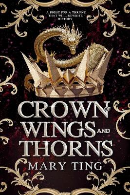 Book cover for Crown of Wings and Thorns (enemies-to-lovers new adult fantasy romance)