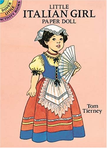 Book cover for Little Italian Girl Paper Doll