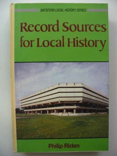 Book cover for Record Sources for Local History