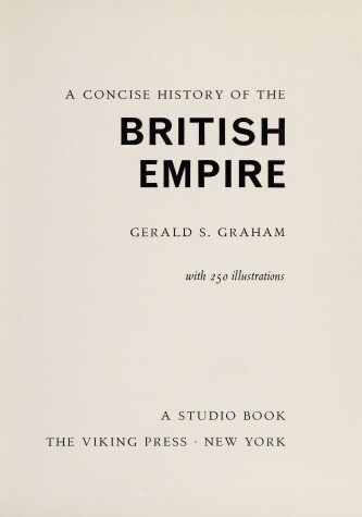 Book cover for A Concise History of the British Empire