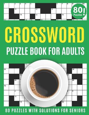 Cover of Crossword Puzzle Book For Adults
