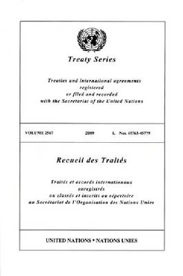 Cover of Treaty Series 2567