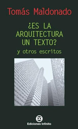 Book cover for Es La Arquitectura Un Texto ?